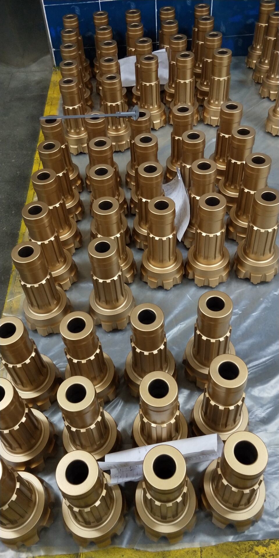 Spherical / Ballistic QL50 Shank Dth Button Bits For High Pressure Range