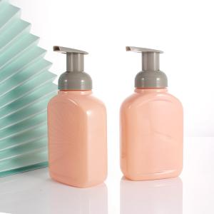 China PET Colorful 300ml Flat Foam Pump Bottle For Personal Care wholesale