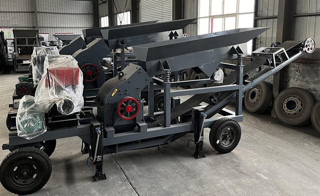4P 5.5kw Mill Crusher Stone Machine With Diesel Capacity 1-3t/H Jaw Crusher