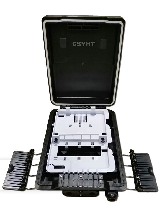 9 SC PP FTTH Drop Cable Box With 1x8 PLC Splitter
