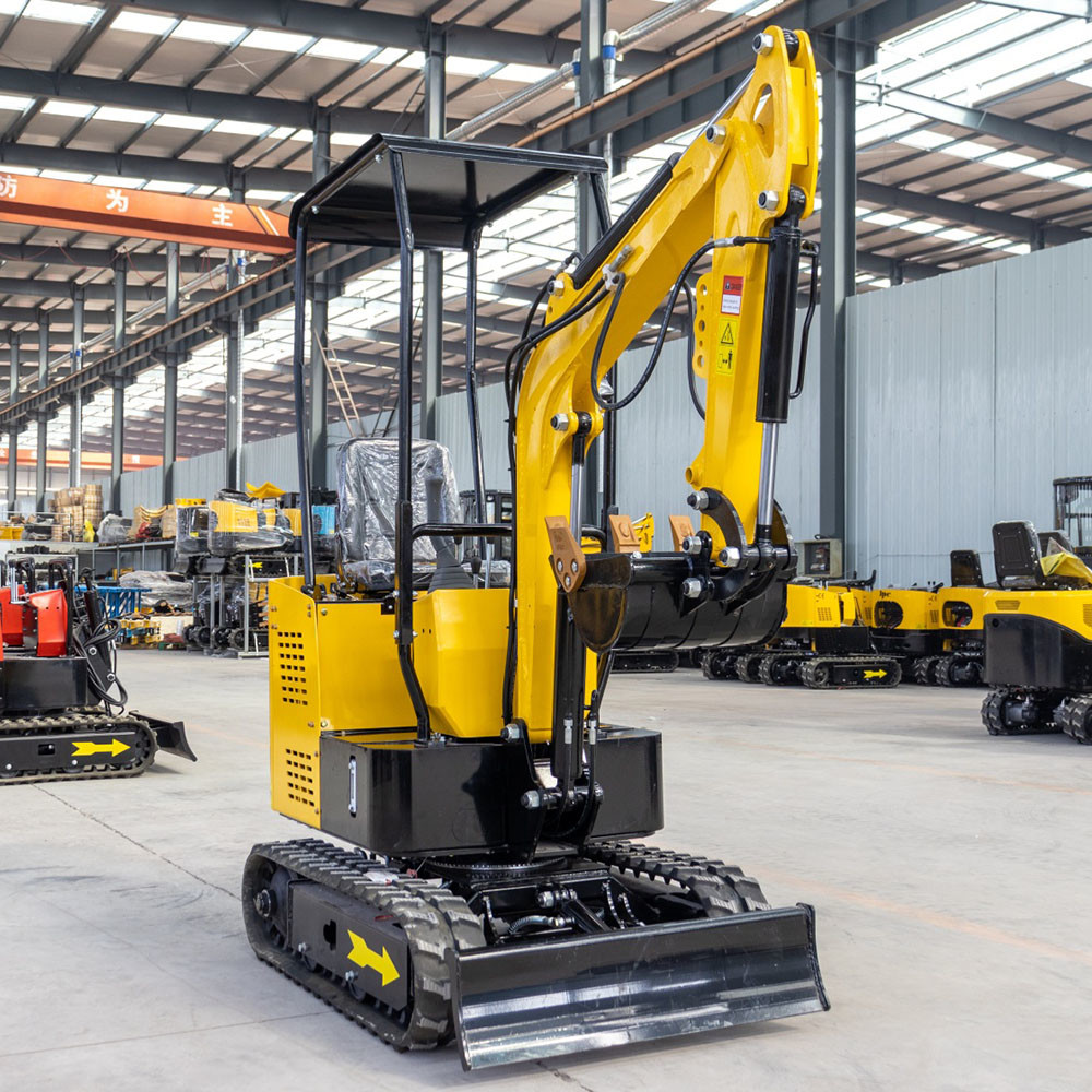 1200kg Japan Engine Crawler Mini Excavator Three Cylinders Water Cooled