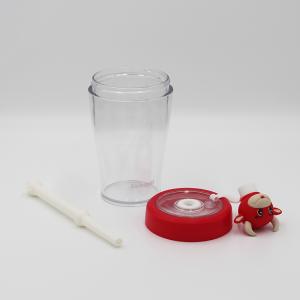 China Plastic Tritan School Water Bottle For Baby Girl Straw Drinking wholesale