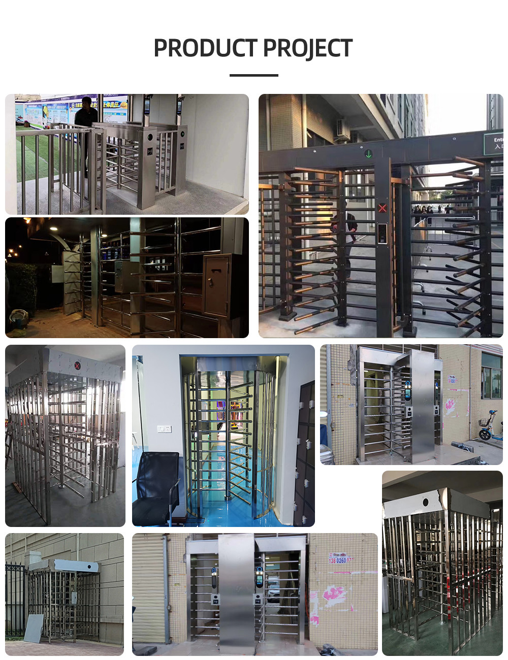 Staving Varnish Diameter 38mm Tube Full Body Turnstile 0.2 Second Response Time