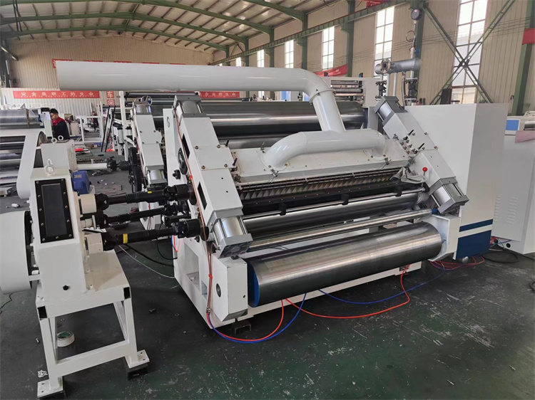 380V Fingerless Type Steam Electric Oil Heating Single Facer Corrugated Cardboard Making Machine
