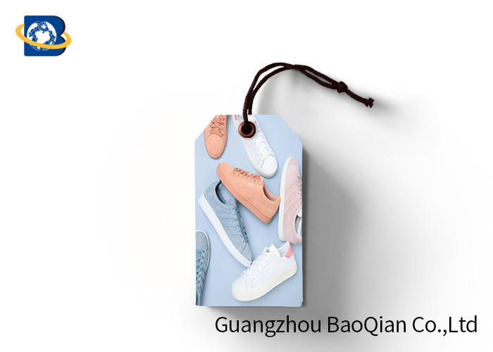 3D Image Custom Shoe Hang Tags , Shoes Lenticular Labels PET / PP / Paper Material