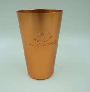 China 400ml Aluminium Drinking Cups Round Personalized Wine Tumbler wholesale