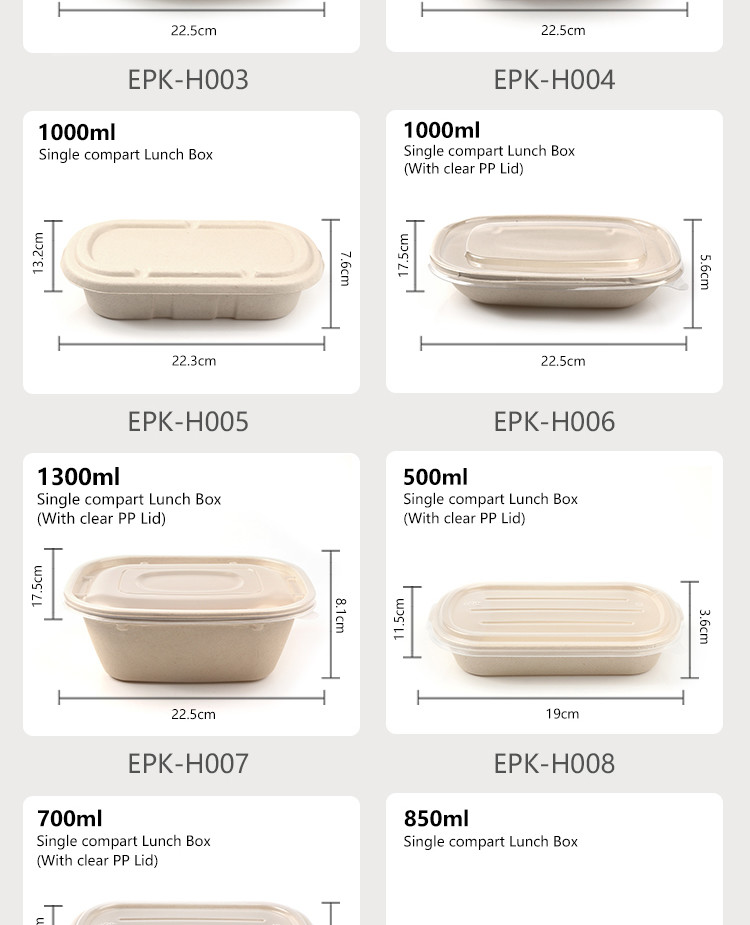 TUV 6 Inch 5 Inch Moulded Clamshell Mini Burger Box