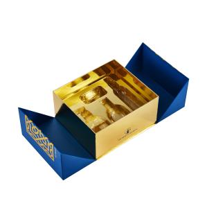 China Panton Color Hard Cardboard Cosmetic Gift Box Packaging EVA Inside wholesale