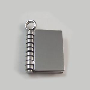 China 316L Stainless Steel Rectangle Square Shaped Necklace Pendant LPS0049 wholesale