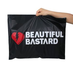 Black Waterproof Mailing Bags Biodegradable PLA PBAT Bag Customized