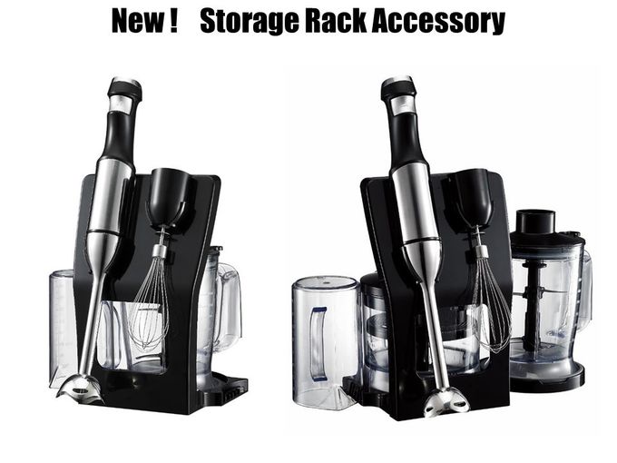 800W Stainless immersion blender With Chooper and Processing Bowl