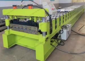 China PLC Corrugated Roofing Machine 0.6mm Hydraulic Cutting Metal Siding Machine wholesale
