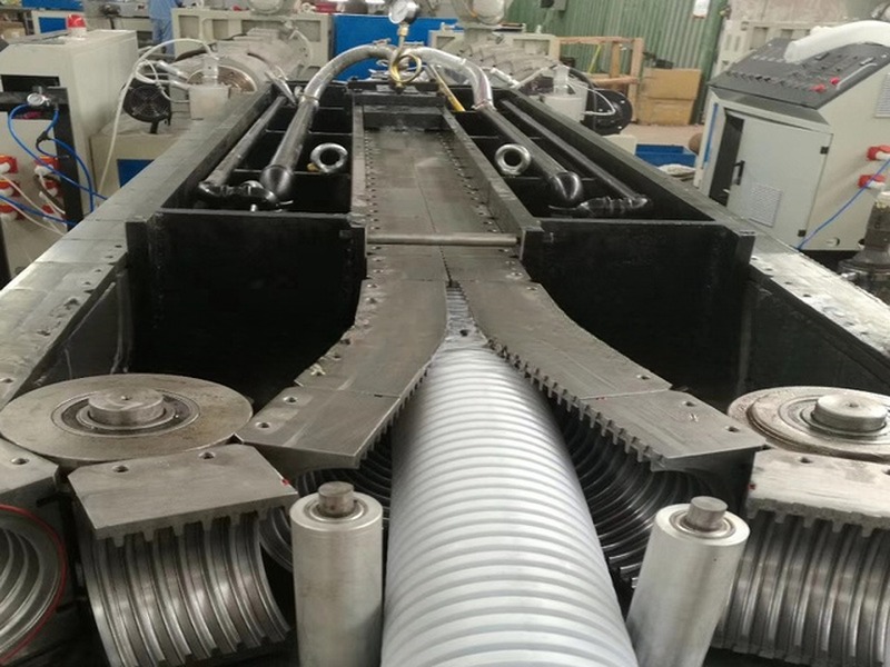 High Automation PVC Single Wall Corrugated Pipe Line