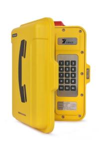 China Hotline Vandalproof Industrial Weatherproof Telephone With Blue Light wholesale