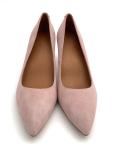 Slip On Womens Pump Heels Leather Material With Stiletto Heel