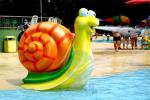 Animal Style Water Splash Pad Children Play Pool Snail Water Spray Games 1.2m