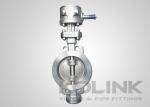 Double Offset Wafer Butterfly Valve, Triple Eccentric Butterfly Valve Metal