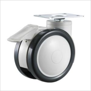 China 5 inch PU caster for medical equipment wholesale