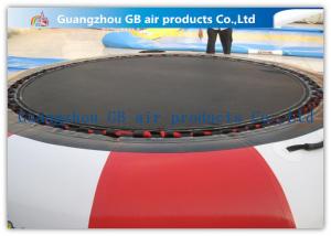 China Interesting Round Inflatable Water Game , Inflatable Trampoline For Water Jumping wholesale