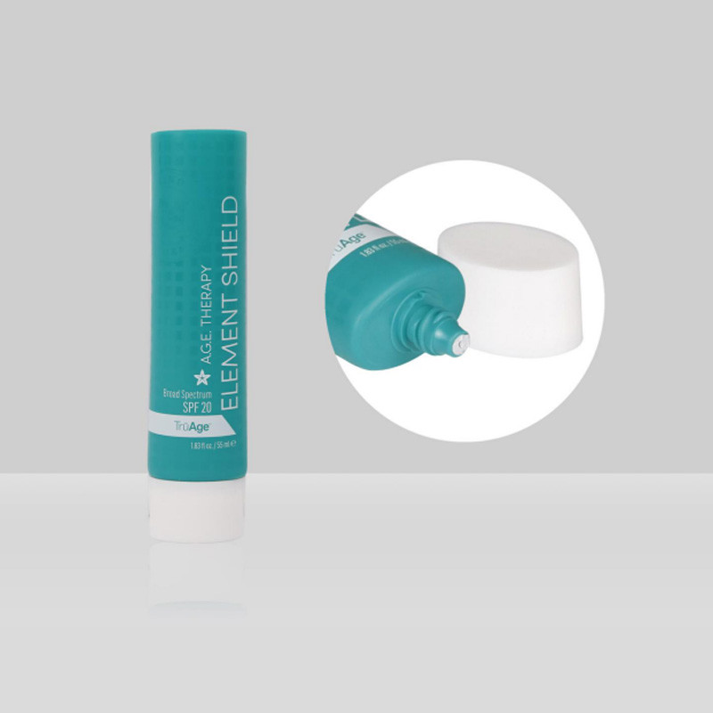 30-60ml Cosmetic Sunscreen Tubes Liquid Foundation Plastic Oval Tube