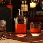 Transparent Or Frosted Healthy Lead Free Glass Customized Cylinder Wine Glass