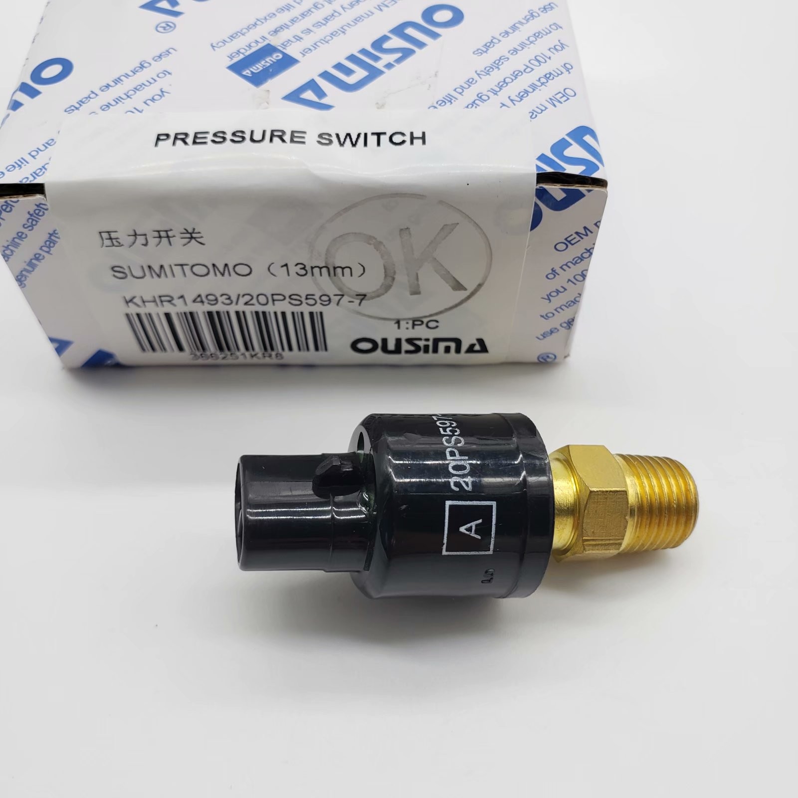 OUSIMA KHR1493/20PS597-7 Pressure Switch For Excavator SUMITOMO Pressure Sensor