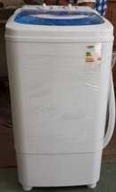 China Compact Semi Automatic Single Tub Washing Machine With Spin Dryer Grey White Color wholesale