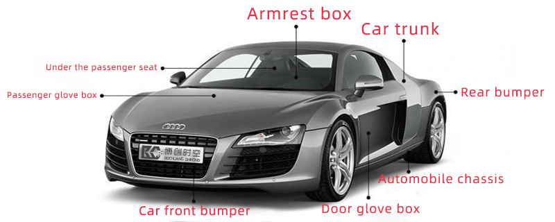 GPS locator is installed on the vehicle. How to scan and detect GPS positioning and search scanning detector equipment