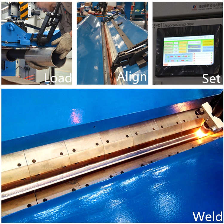Longitudinal Water Tank Welding Machine Horizontal Auto Straight Seam Welding Machine