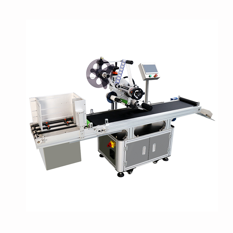 Electric Driven Label Applicator for Flat Bag and Mylar Pouch Desktop Doypack Pouch