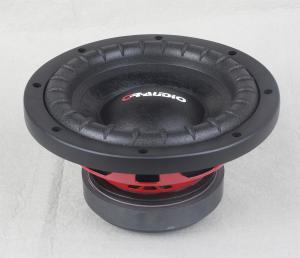 China 350 Watt RMS Low Bass Subwoofer , Under Seat Bass Speaker 10&quot; 12&quot; Red Color wholesale