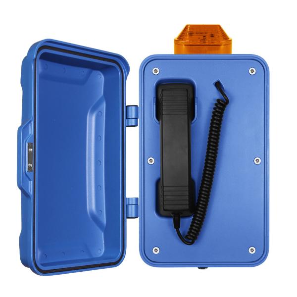 Moisture Resistant Ringdown Telephone with Lamp for Rough Enviromental