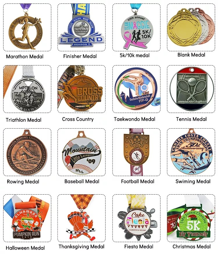 Medal Producer Custom Metal Sport Medals With Your Owne Logo