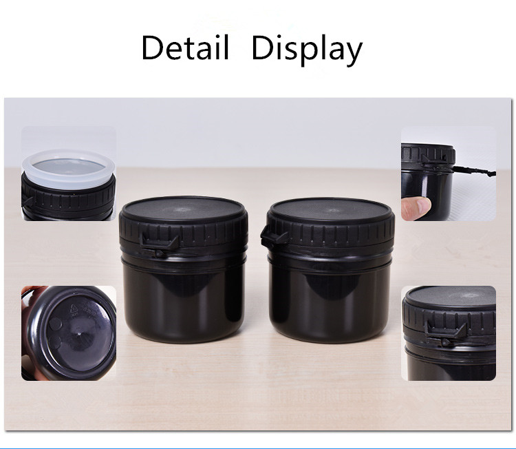 Collar Material HDPE 200ml Plastic Food Grade Storage Boxes Customized Printing
