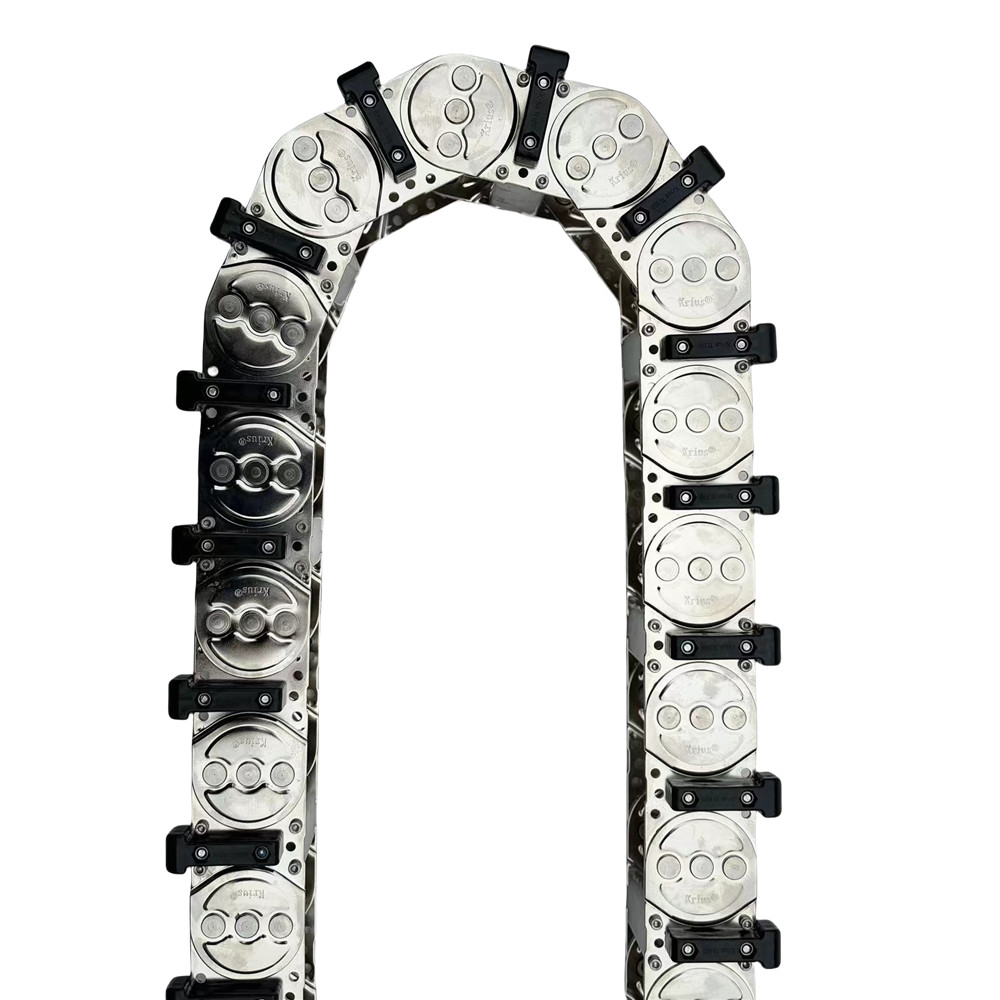 Stainless Steel Cable Wire Track Steel Cable Carrier Chain For Machine Tool flexible cable carrier