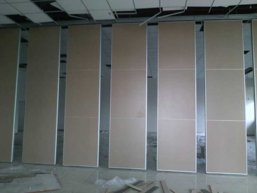 500 Width Sound Proof Partitions Folding MDF Partition Moving Wall With Aluminum Frame