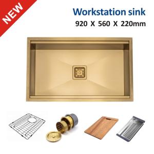 China 16 Gauge Undermount Workstation Sink wholesale