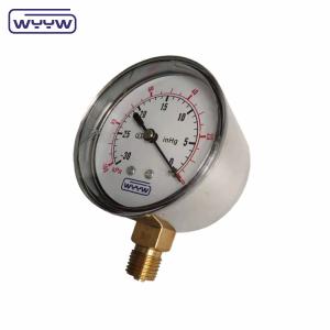 China Mbar Kpa General Steel Capsule Pressure Gauge 100mm OEM ODM OBM Customized wholesale