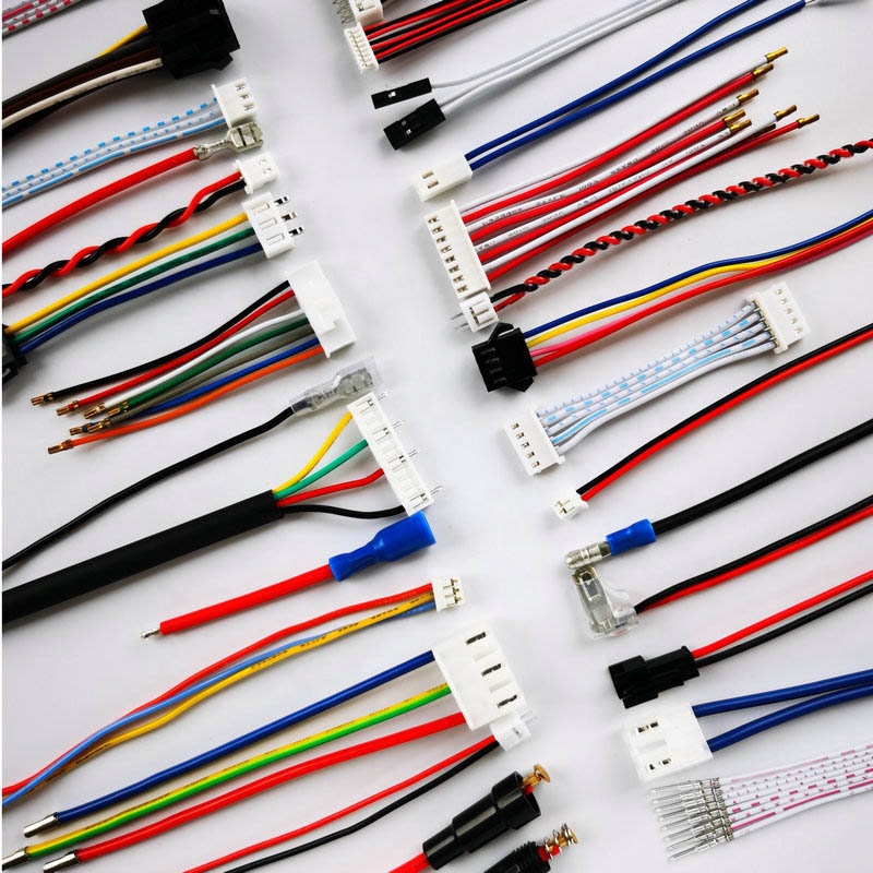 Motorcycle JST Molex Dupont Tinned Copper Jumper Wire Harness with Customized Color