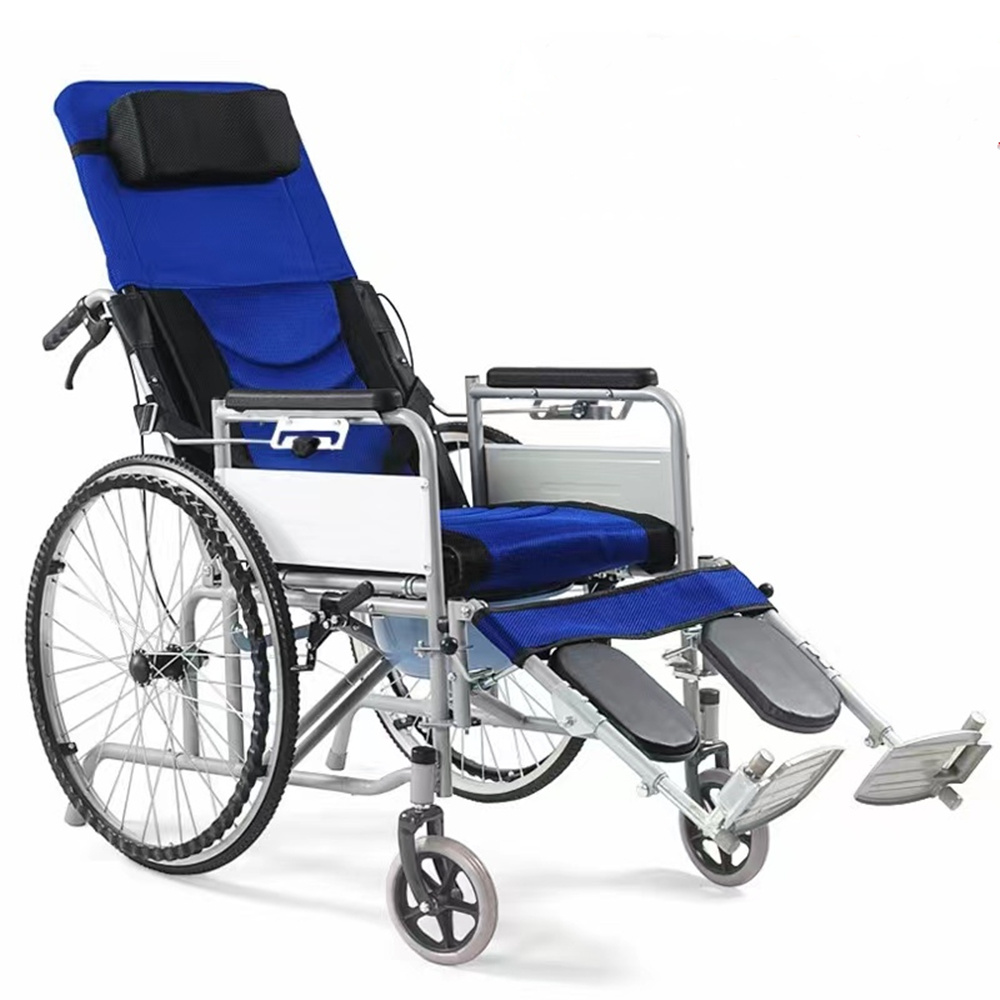 Lightweight Manual Wheelchair Adult Kids Patient Disabled Elderly Home Use Outdoor Foldable Wheelchair