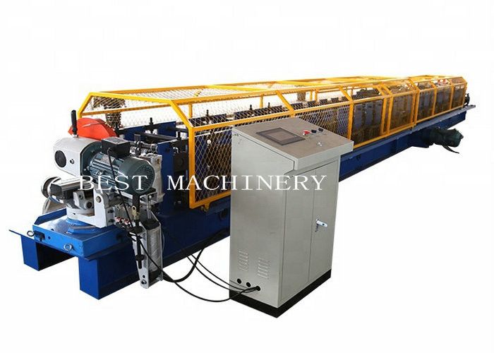 Galvanized Steel Down Spout Roll Forming Machine PPGI/ GI Material