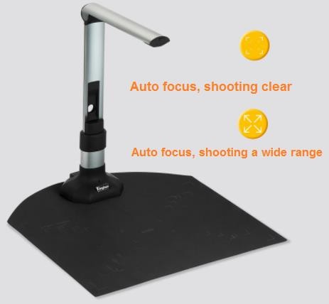 8 Mega Pixels Camera Document Scanner A3 A4 Style Autofocus