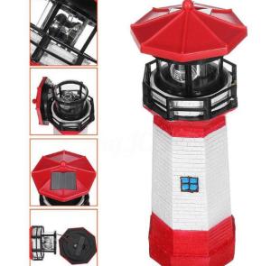 China 1.2V 0.03W Garden Lighthouse Rotating Light wholesale
