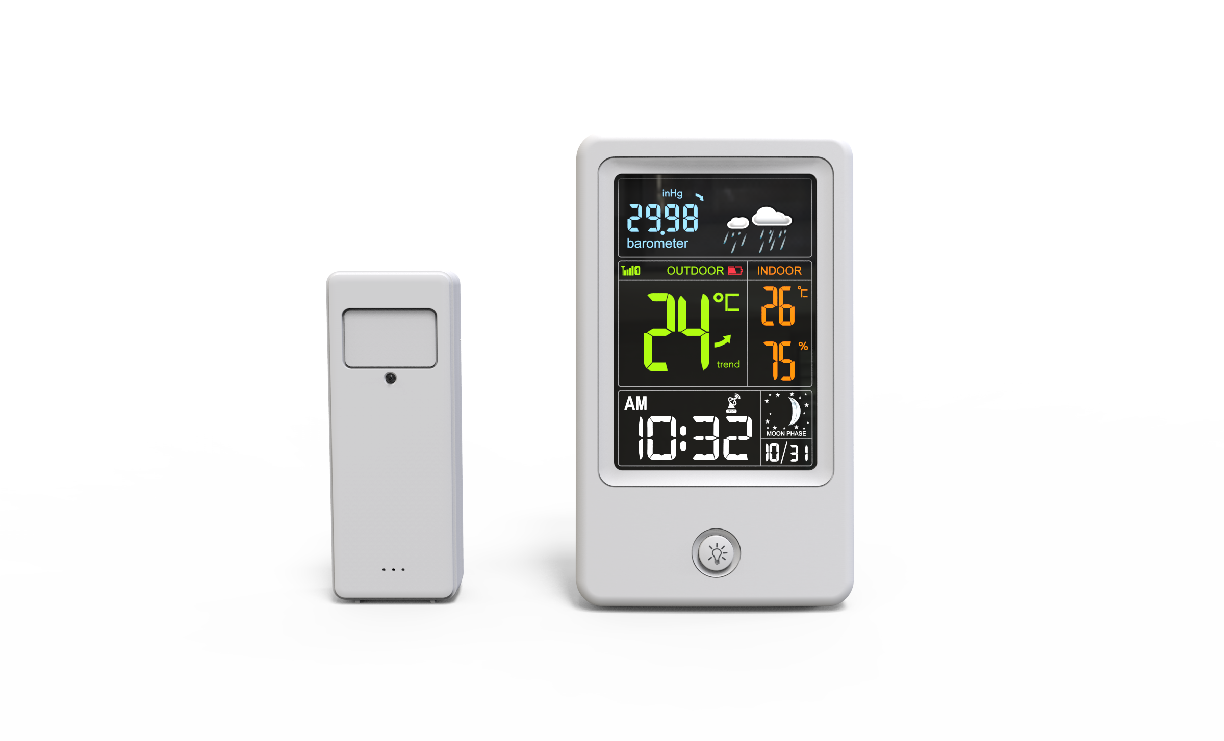 Meteorological Smart Home Weather Station Portable Weather Station With Sensor