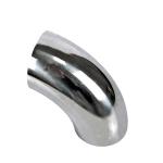 Grey Round 316L Stainless Steel Pipe Fittings / Pipe 90 Degree Elbow