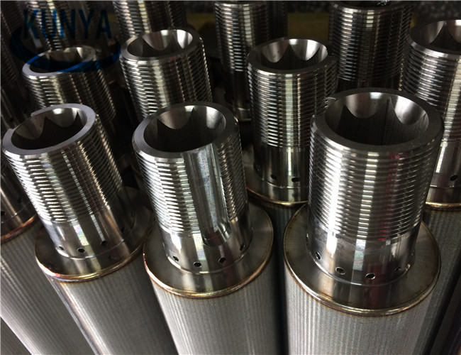 Hastelloy Stainless Steel Filter Element Five Layers 12mm Cone
