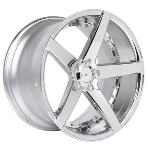 China Concave Chrome Extreme Wheels 22 Inch Staggered Rims 7-13J wholesale
