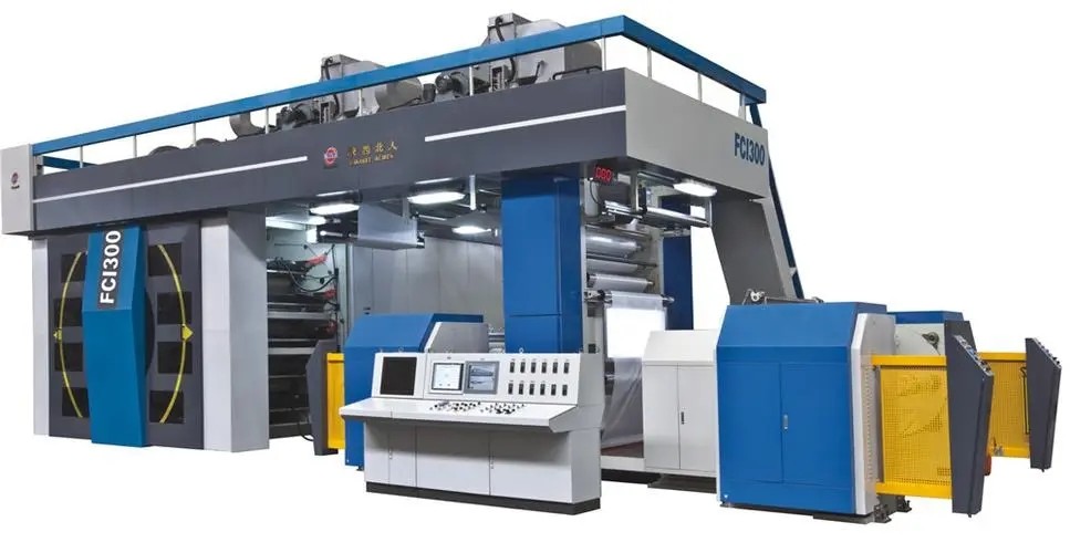 150m/Min 4 Color Flexo Printing Machine (Economic Central Drum Type),1500-3500p/h Printing speed