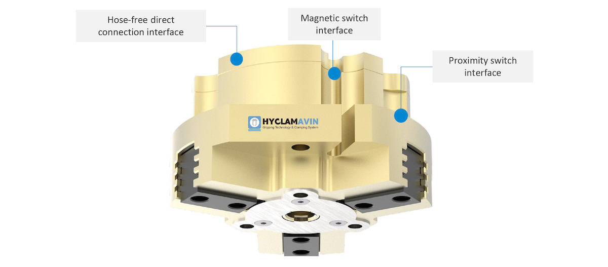 Multi Tooth Parallel Pneumatic Gripper In Robotics Permanent Lubrication