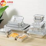 Aluminum Foil Baking Tray Disposable Fast Food Box Take Away Container